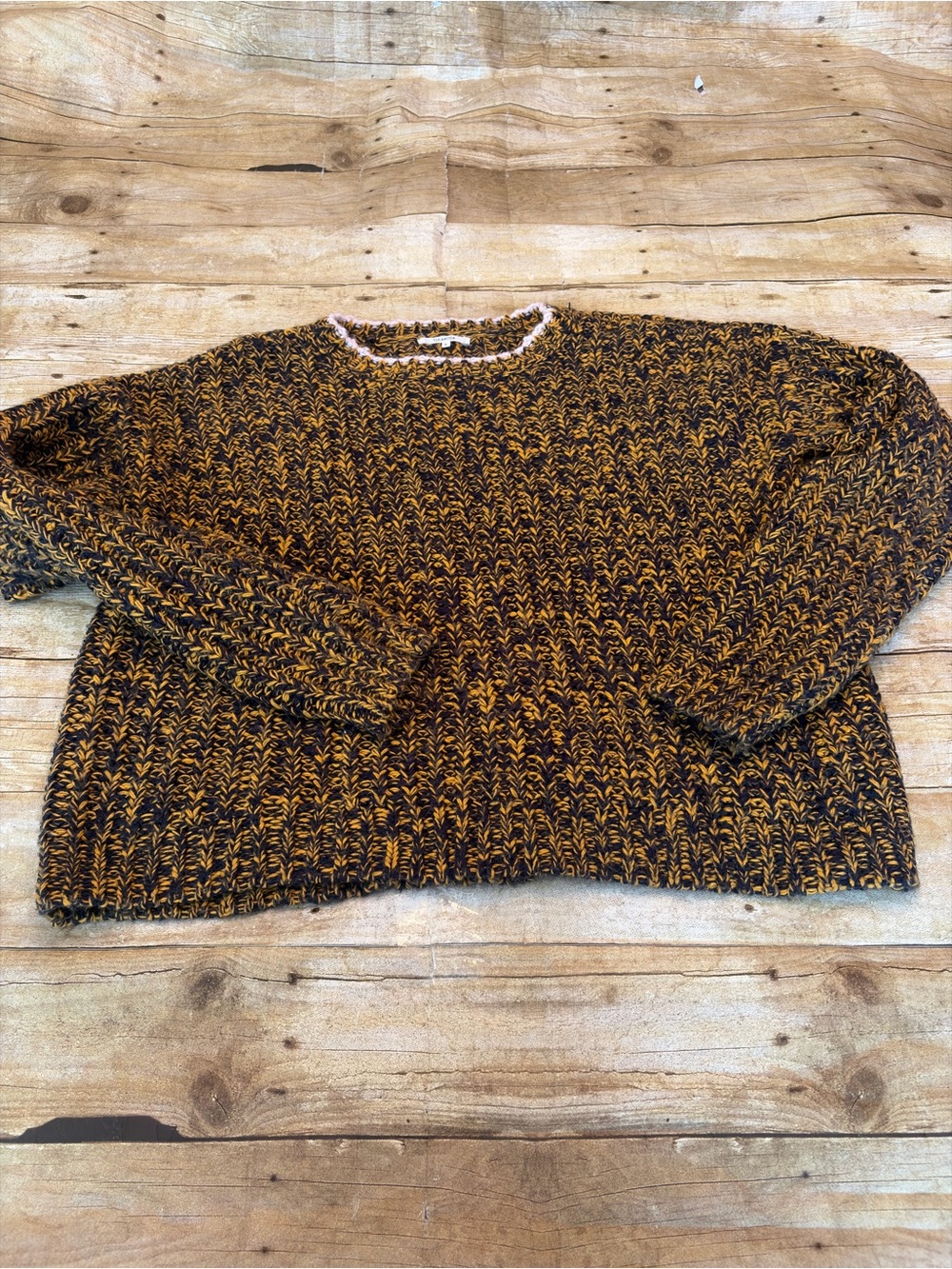 Tularosa Marled Navy & Mustard Women’s Sweater